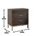 thumbnail image 2 of Steve Silver Broomfield Walnut Queen Engineered Wood 4-Piece Bedroom Set, 2 of 8