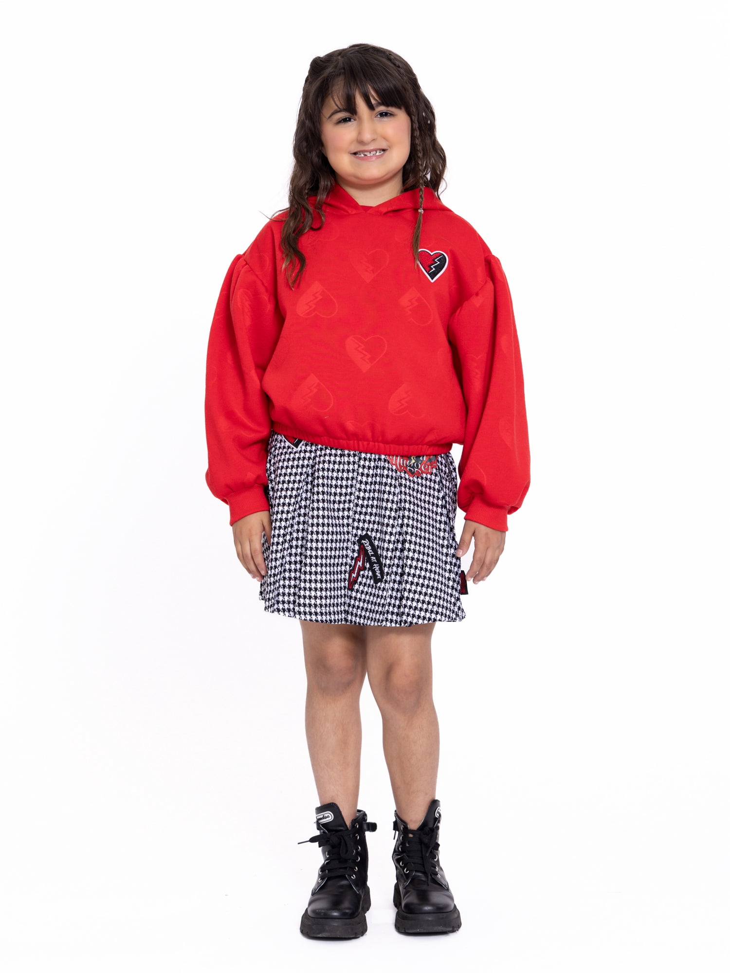 Disney Descendants The Rise of Red Girls' Fleece Hoodie Sweatshirt, Sizes 4-16