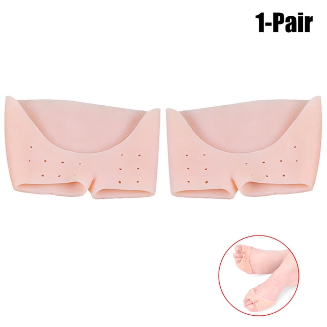 1 Pair Toe Caps Silicone Breathable Protective Toe Cover Toe Cushion Toe Protection for Ballet Dance