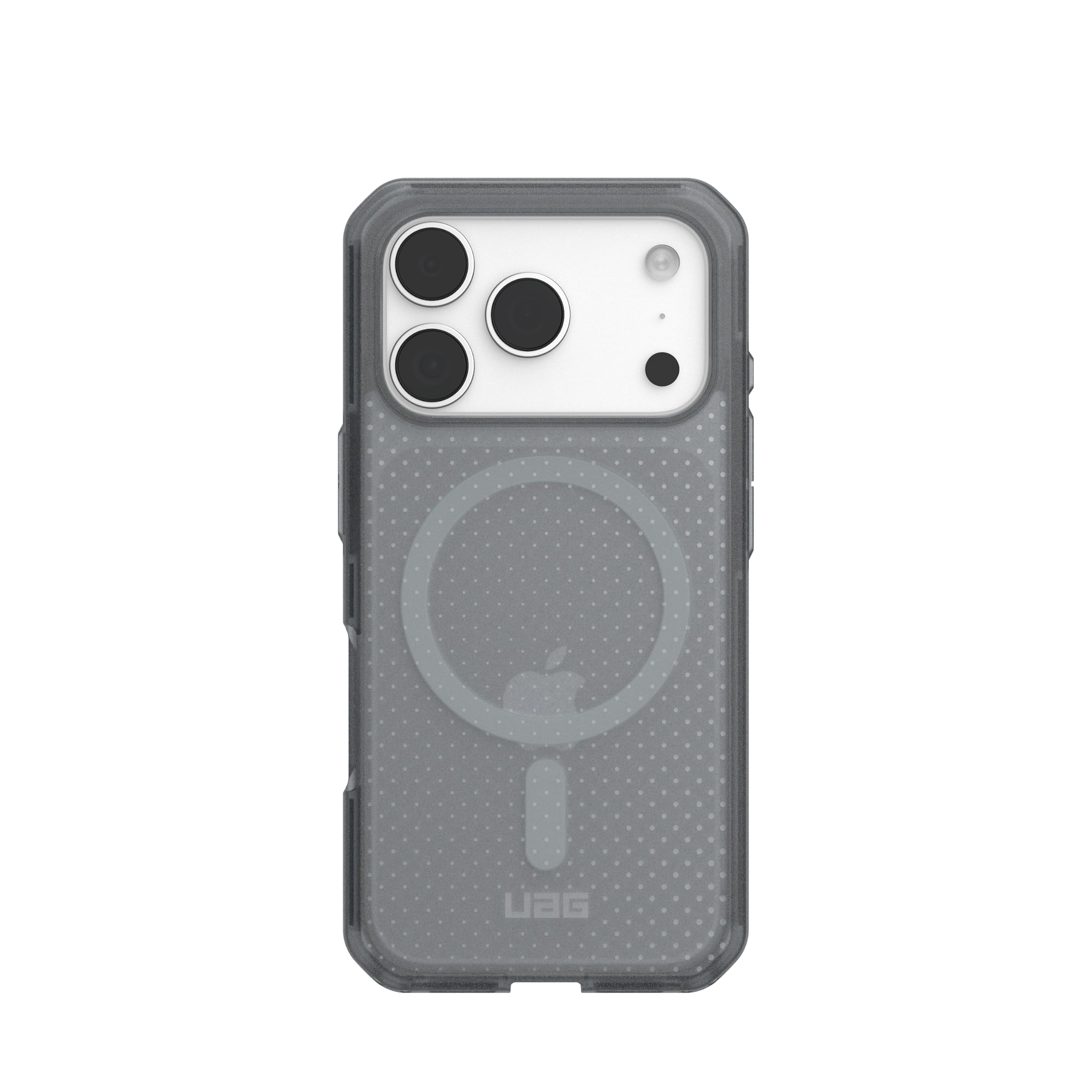 UAG iPhone 17 Pro Case Dot - Compatible with MagSafe Translucent Military Grade Protective Cover, Ash
