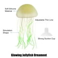 thumbnail image 3 of Unique Bargains Aquarium Jellyfish Glow Decor Fish Tank Fluorescent Jellyfish Ornaments Green 2.2"x4.5" with Suction Cup, 3 of 6