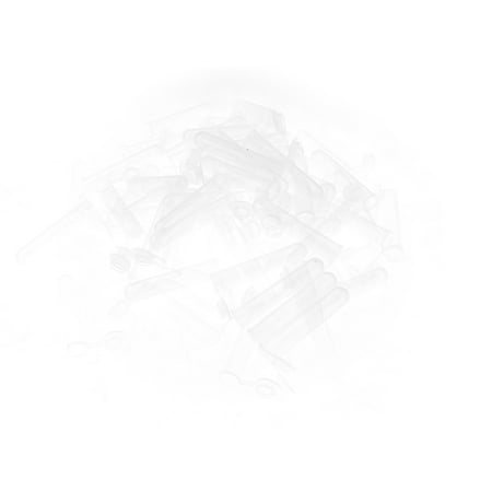 Unique Bargains 200 x Clear White Plastic Centrifuge Tubes 10ml for Sample Preparation
