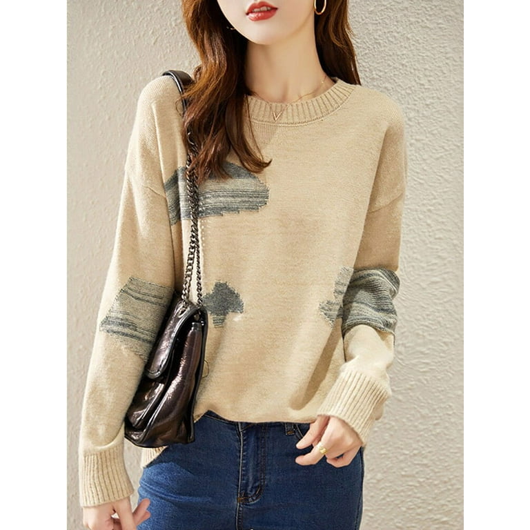 Warm sweater hotsell knitted cashmere