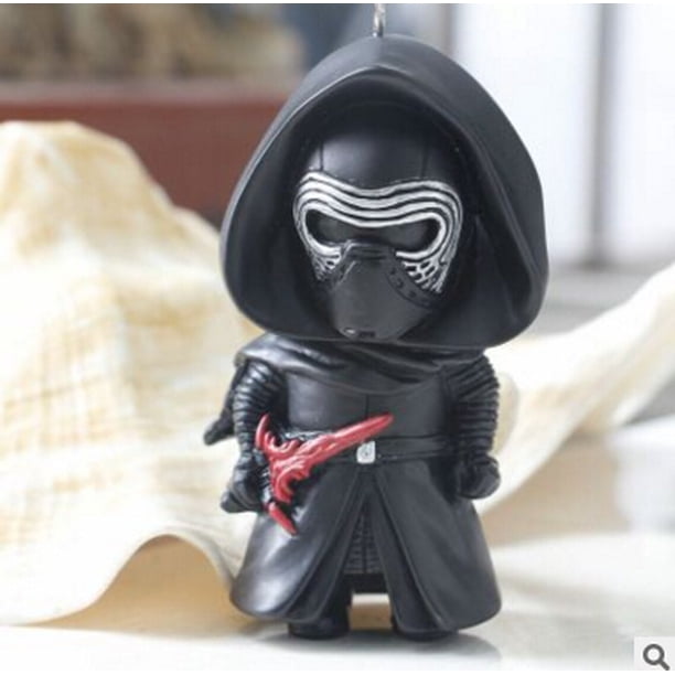 Star Wars despertar BB8 Darth Vader PVC colgante espacio guerra BB-8 figura de acción juguetes llavero regalo para niños