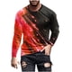 thumbnail image 1 of Blusas y camisas de manga larga y cuello redondo para hombre, camisetas casuales con estampado de moda y cuello redondo, blusas de licra de manga corta para hombre., 1 of 4