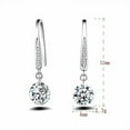 thumbnail image 4 of Pendientes Nude Joyería Coreana Cristal Natural Moda Pendientes de Plata Joyería, 4 of 5