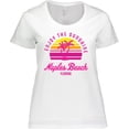 thumbnail image 3 of Inktastic Summer Enjoy the Sunshine Naples Beach Florida in Pink Women's Plus Size T-Shirt, 3 of 5