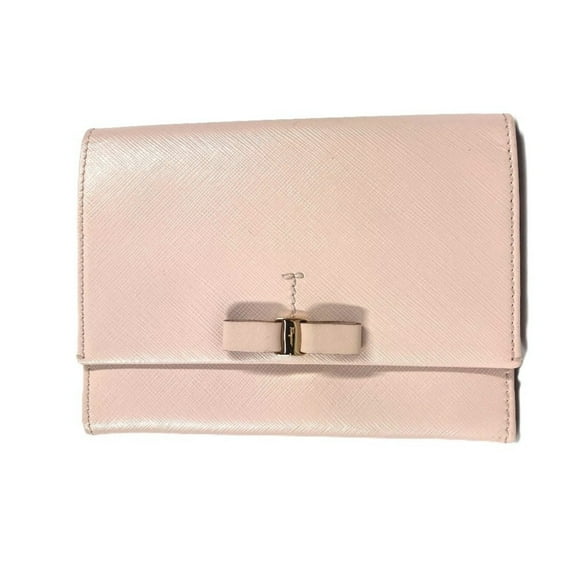 Pre-Owned Salvatore Ferragamo Vara Ribbon Pouch Flap Clutch Bag with Strap Leather... (Good)