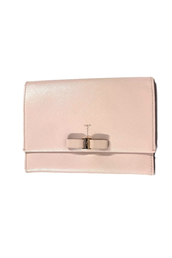 Pre-Owned Salvatore Ferragamo Vara Ribbon Pouch Flap Clutch Bag with Strap Leather... (Good)