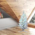 thumbnail image 2 of Vickerman A104032LED 3 ft. x 17 in. Christmas Tree Crystal White Pencil 55LED Mult, 2 of 3