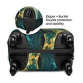 thumbnail image 2 of Naloa Turquoise Golden Swirl Elastic Suitcase Protector, Travel Suitcase Protector Cover Fits 18-32in Suitcase(No luggage included)-Large, 2 of 7