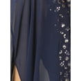 thumbnail image 2 of Indya Women's Navy Embroidered Long Shrug, 2 of 6