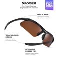 thumbnail image 2 of Gafas Deportivas Polarizadas Xagger para Niños y Jóvenes para Béisbol, 2 of 6
