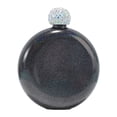thumbnail image 1 of Mosiee Flacon Rond en Acier Inoxydable 5 Oz avec Strass Bouteille de Whisky, 1 of 7