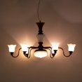thumbnail image 2 of mmirethe Miniature Ceiling Lamp Interactive Building Props Mini Chandelier Sand Table Plaything Lighting Fixture for Living Room Bedroom A B, 2 of 6