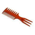 thumbnail image 4 of Antiestático de Cabello atención Brocha de Plástico Cepillo de cabellero ador marrón, 4 of 6