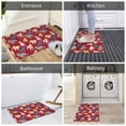 thumbnail image 3 of colorful Dog print Front Door Mat, Indoor Mats for Bedroom Bathroom Kitchen, Floor Mat Non-Slip, Soft Carpet Floor Cover Machine Washable Entryway Mat - 20x31.5in, 3 of 5