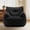 Black, variant on GEEYOO Small Bean Bag Chair for Adults and Kids,Memory Foam Bean Bag Sofa with Armrests & Pockets,Beanbag Lounge Floor Sofa for Living Room,Black