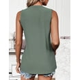 thumbnail image 6 of Summer Round Neck Sleeveless Women's Tank Top T-Shirt, 6 of 6