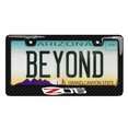 thumbnail image 2 of Corvette C6 Z06 in 3D on Real Carbon Fiber Finish ABS Plastic License Plate Frame, 2 of 8