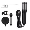 USB Plug and Play Driver Free Home Desktop Condenser Microphone for