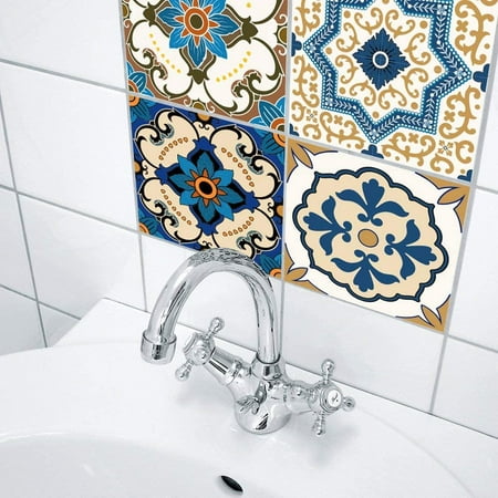 moroccan adesivi 15cm parete piastrelle funlife fliesenaufkleber mattonelle antiolio decorazione impermeabile autoadesivo topmail pezzi bol marocchino fai ts029 planetlu