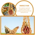 thumbnail image 3 of 2 Pcs Poultry Treat Feeders Tool Belt Chicken Coop Supplies Food Dispenser Melon Hammock Cradle Hanging For Hens Nylon, 3 of 6