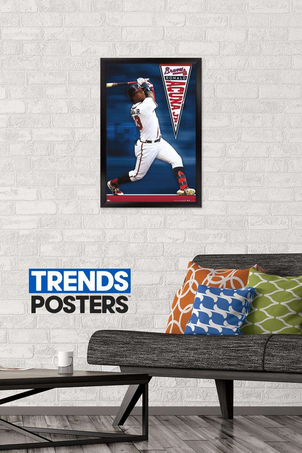 Ronald Acuna Jr Poster Baseball Art (10) Print Photo Art Painting Canvas  Poster Home Decorative Bedroom Modern Decor Posters Gifts 08x12inch(20x30cm)