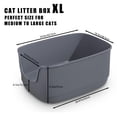 thumbnail image 2 of Caja de arena para gatos Gefryco, grande, de lados altos, extra grande, 2 of 7