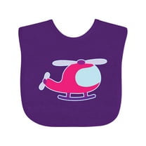 Inktastic Helicopter Pink Girls Girls Baby Bib