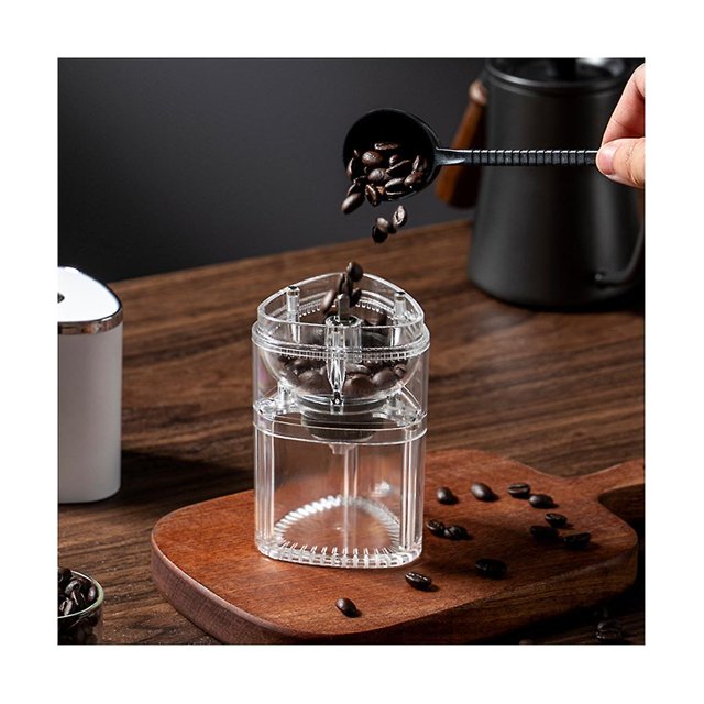 Portátil Molinillo de café eléctrico para el hogar, minimolinillo de café extraíble, molinillo de café con carga USB, color negro