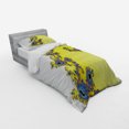 thumbnail image 3 of Ambesonne Modern Bedding Set 4 Pcs, Trippy Seahorse Pattern, Queen, Earth Yellow Blue, 3 of 3