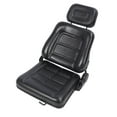 thumbnail image 1 of Tractor  with Headrest, 3-level Adjustable , Tractor  Replacement Part for Mowers, Skid Steer Loaders, Telehandlers, Excavators, Black, 1 of 7