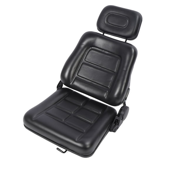 Tractor , PVC Leather Material, Ergonomic Design, 3 Level Adjustable, Suitable for Forklifts, Tractors, Lawn Mowers, Excavators and More