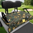 thumbnail image 4 of XYZCANDO Forest Camo 2-Passenger Golf Cart Seat Cover with 4 Front Pockets | Non-Slip Washable Terry Cloth for Golf Enthusiasts, 4 of 8