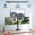 thumbnail image 2 of Soporte de triple monitor ErgoFocus para pantallas de 13 a 32 pulgadas y 8 kg, 2 of 8