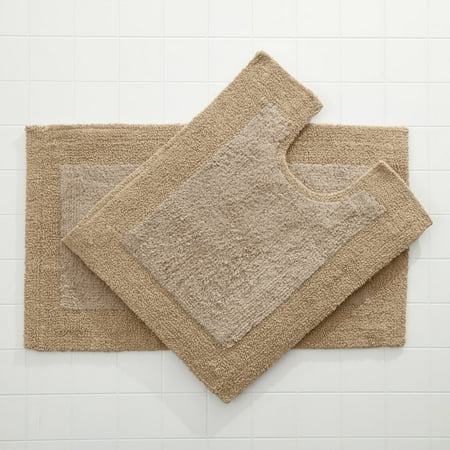 BrylaneHome BH Studio 2 Piece Reversible Bath Rug Set