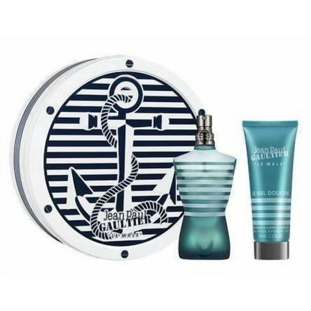Jean Paul Gaultier Le Male by JPG, 2.5 oz  2 Pcs Gift Set Eau De Toilette Spray for Men