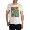 thumbnail image 5 of MTV Logo Colorful Block Design  White Graphic Tee Shirt - 5XL, 5 of 7