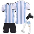 thumbnail image 1 of Camiseta de fútbol de Argentina de la Copa del Mundo 2022, camiseta de fútbol de casa de Messi, trajes de entrenamiento-Sin número-XS BmatwkZeng Bmatwk Jersey, 1 of 2