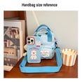thumbnail image 6 of CHAOYUNYI Cute Bag Heart Print Backpack Adjustable Shoulder Straps Compact Size for School Students，Travel，Daily Use, 6 of 7