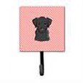 thumbnail image 2 of Carolines Treasures Checkerboard Pink Black Labrador Leash or Key Holder 7Hx4.25W multicolor, 2 of 2