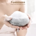 thumbnail image 5 of Farfi Massage Bath Ball Rich Foam 3D Spiral Knitting Soft Water Absorption Fluffy Bath PA Material Japanese Bath Scrubbing Ball Bathroom Accessories (Sky Blue), 5 of 13