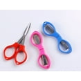 thumbnail image 5 of 6 Pieces Stainless Steel Scissors Anti-Rust Folding Scissors Glasses-Shaped Mini Shear for Home and Travel Use, 5 of 9