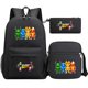 thumbnail image 2 of Stumble Guys Banana Print Schoolbag - Mochila de cosplay, bolsos de hombro, mochila para estudiantes - Mochilas de anime para niños (juego de 3 piezas) para juegos de niños, 2 of 2