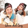 thumbnail image 4 of Gaeub Wonderful Time Christmas Print Unisex Knitted Hat,Warm Winter Beanie,Unisex Fashion Knit Cuffed Cap,Ski Hat for Men and Women, 4 of 6