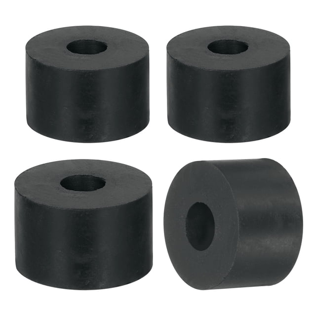 4Paquete Espaciador de Caucho Grueso, 1-9/16 Pulgada OD x 9/16 Pulgada ID x 1 Pulgada Grosor