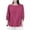 #345-Red, variant on 3/4 Length Sleeve Womens Tops Dressy Casual Blouses Boat Neck Babydoll Top