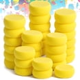 thumbnail image 1 of Round Yellow Synthetic Sponge 50 Pack 2.9 Inch Artist Sponge for Face Painting Crafts Pottery Clay Ceramics Yellow, 1 of 6