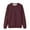 Wine, variant on Women's Sweatshirt Long Sleeve Crew Neck Tunic Pullover Tops Solid Color Casual Cozy Soft Regular Fit Fall Womens Sweatshirts Black L